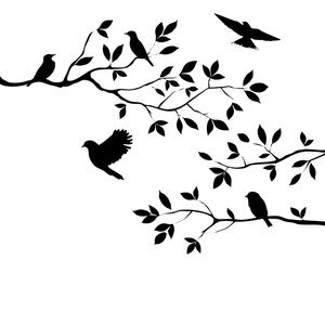 **3 for $15** Decorative Bird Silhouette Wall Art